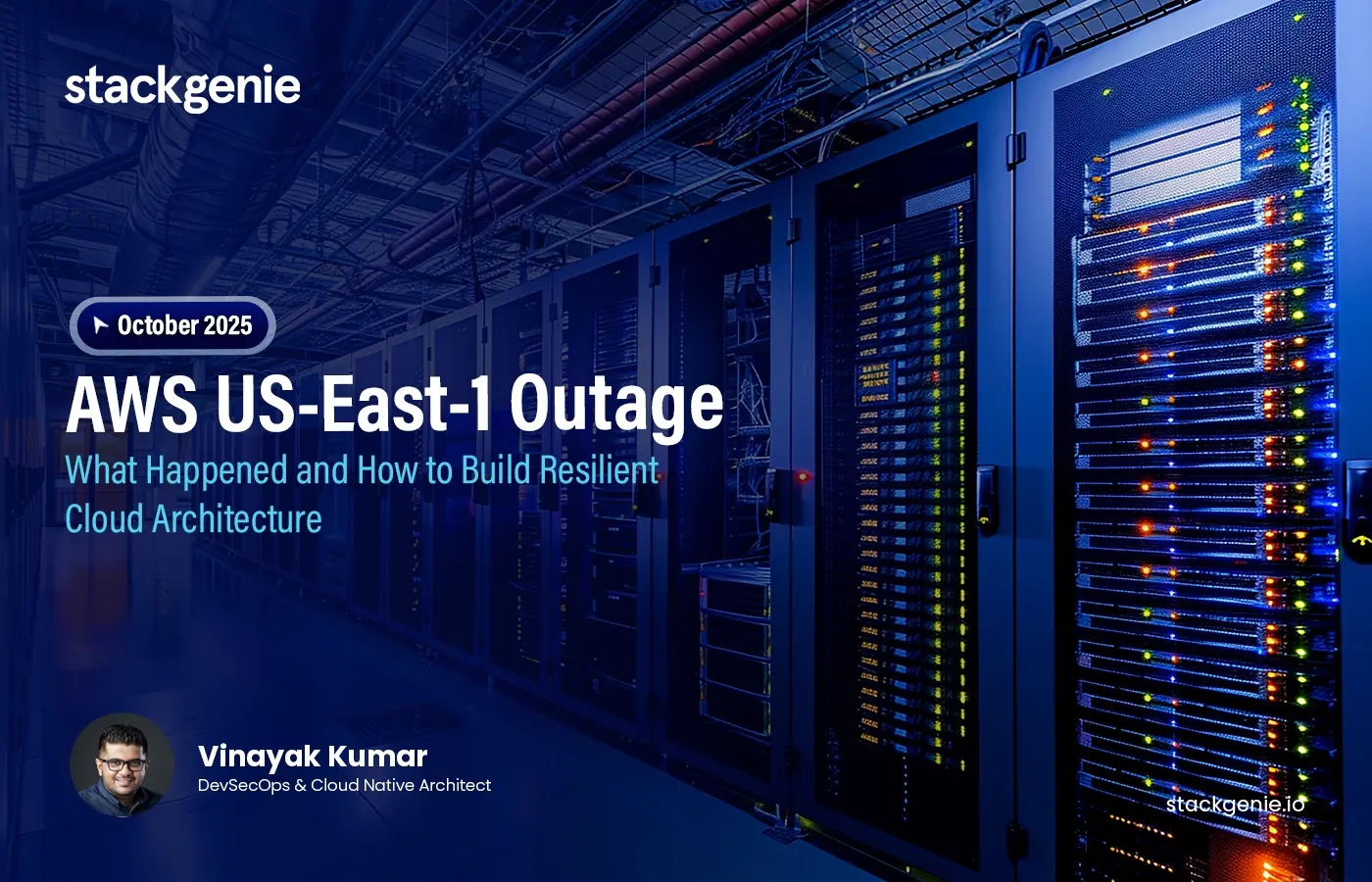 AWS US-East-1 Outage October 2025: What Happened and How to Build Resilient Cloud Architecture